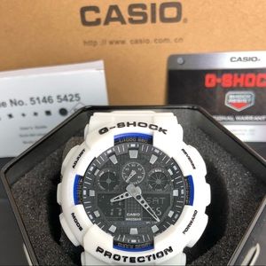 Brand New White/Black & Blue detail G-Shock Watch